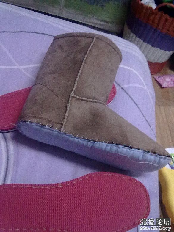 【UGG雪地靴太贵,自己动手制作】-濠河神聊-