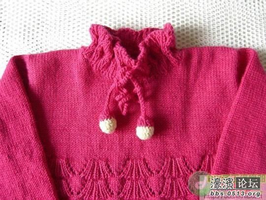 给宝宝<em>织</em>件漂亮的裙式<em>毛衣</em>过年吧-千针万线编