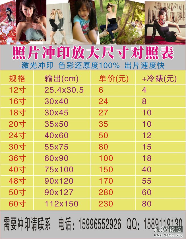 告诉大家一个数码激光照片彩扩冲印的地方\/比