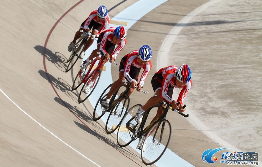 江苏省青少年自行车锦标赛在海门自行车训练基