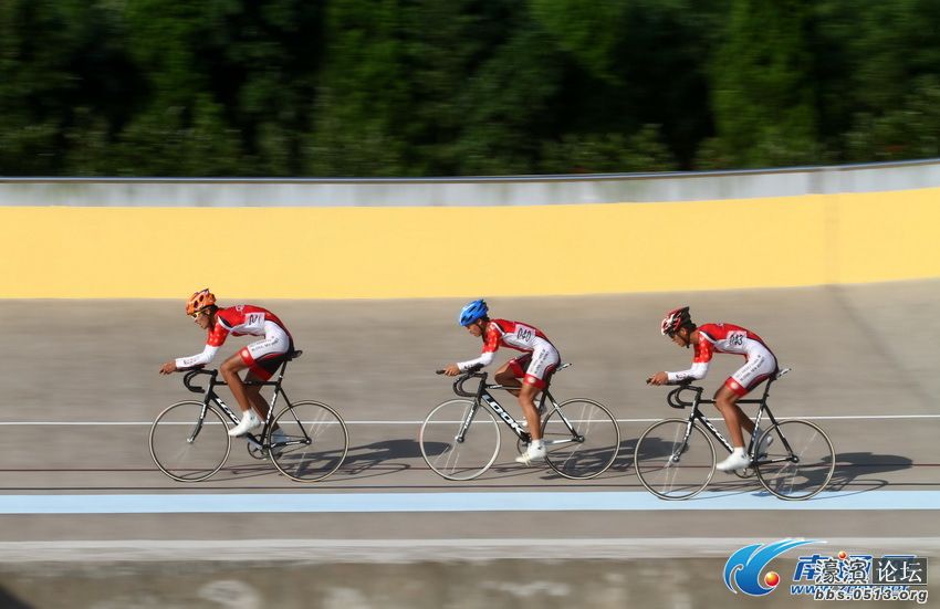 江苏省青少年自行车锦标赛在海门自行车训练基