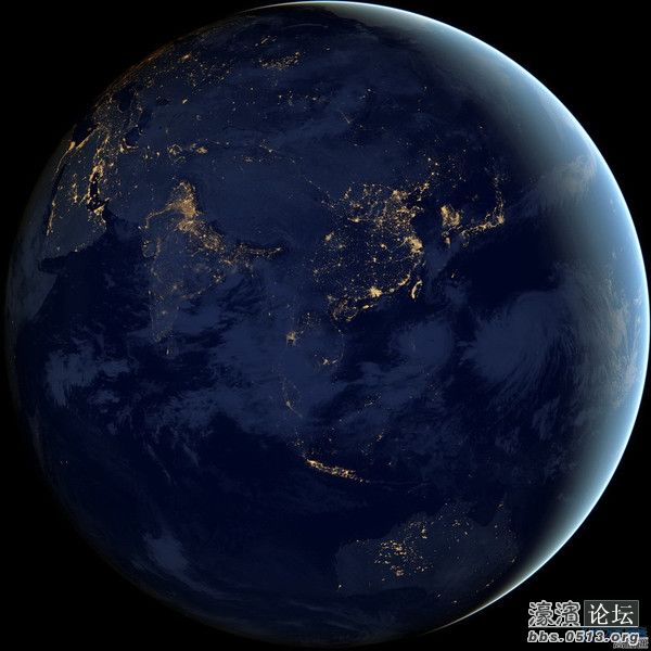 从夜间灯光图看地区发达程度,苏锡常实力不凡