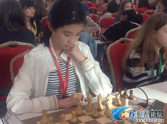 南通初中生姚岚获全国国际象棋少年冠军赛亚军