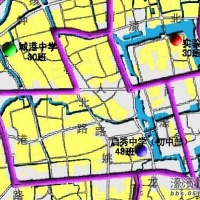 2015-2020南通启秀中学施教区规划图