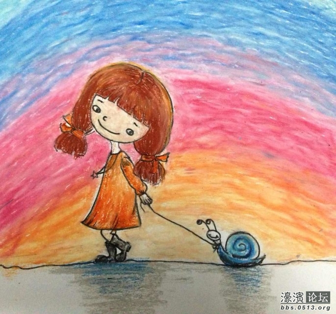  牵一只蜗牛去散步  - 濠河神聊 - 濠滨论坛