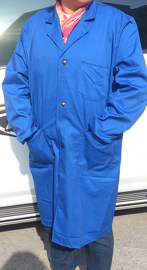 南通<em>蓝</em>大褂批发 免费印字 另有工作服 <em>广告</em>衫 文