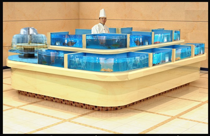 海鲜池全套施工图_超市海鲜贝类池图片_海鲜池施工图(4)
