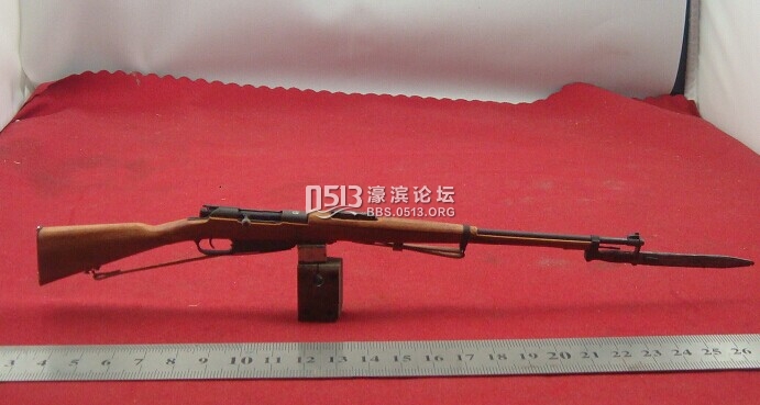 南通牛人吴明华自制汉阳造步枪模型(铁的)