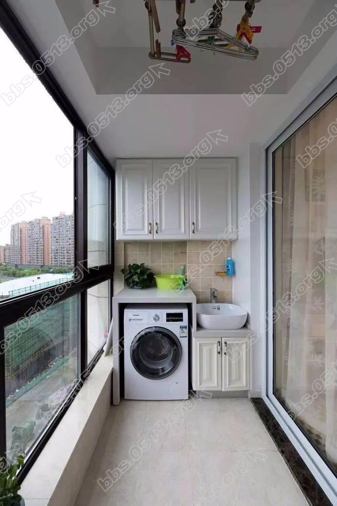 阳台洗衣机伴侣设计方案实景案例