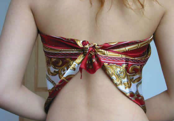 教你一招:<em>用丝巾做胸衣</em> - 濠河神聊 - 濠滨论坛