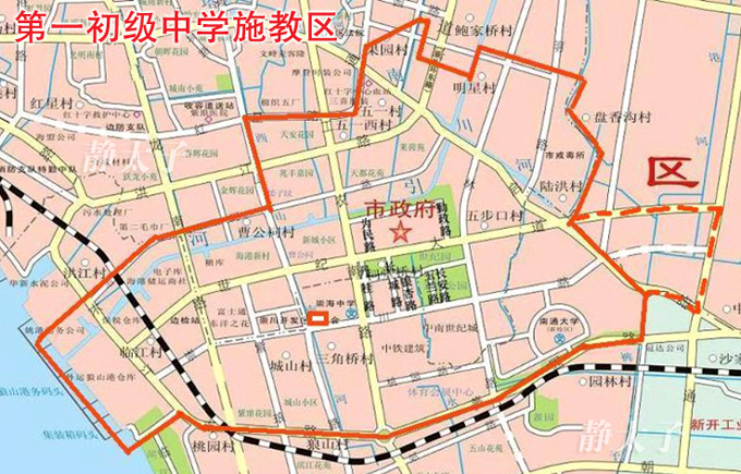 官方"通师一附,新区市一中"施教区范围正式公布!(附地图 鸟瞰图)