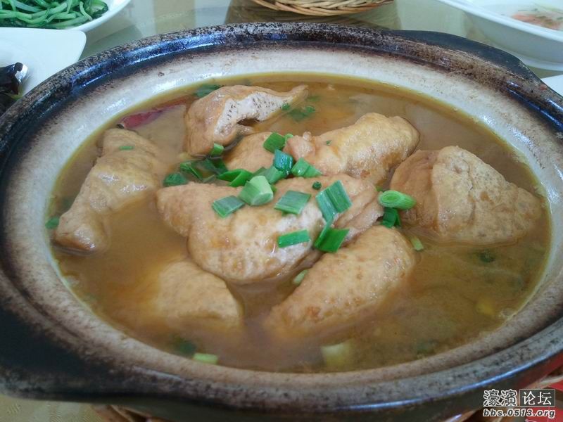 豆腐包夹肉，很不错