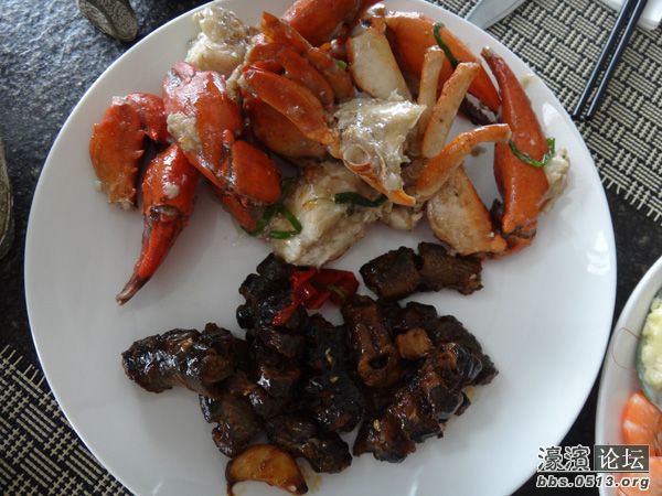 鳝段，还不错，蟹也一般啦