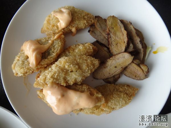 鸭脯，我没有吃，鳕鱼片，一般