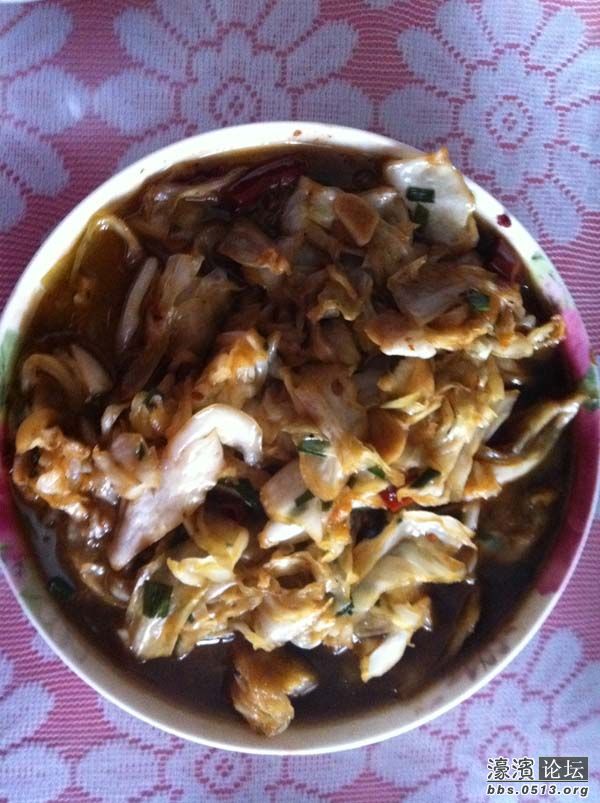 糖醋包菜也是那么的爽口啊