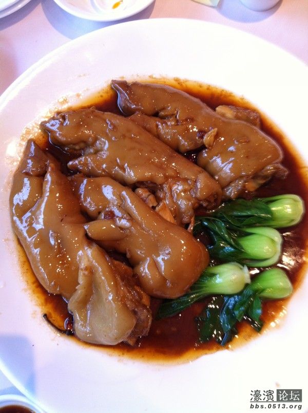 又见猪蹄，很入味！好次