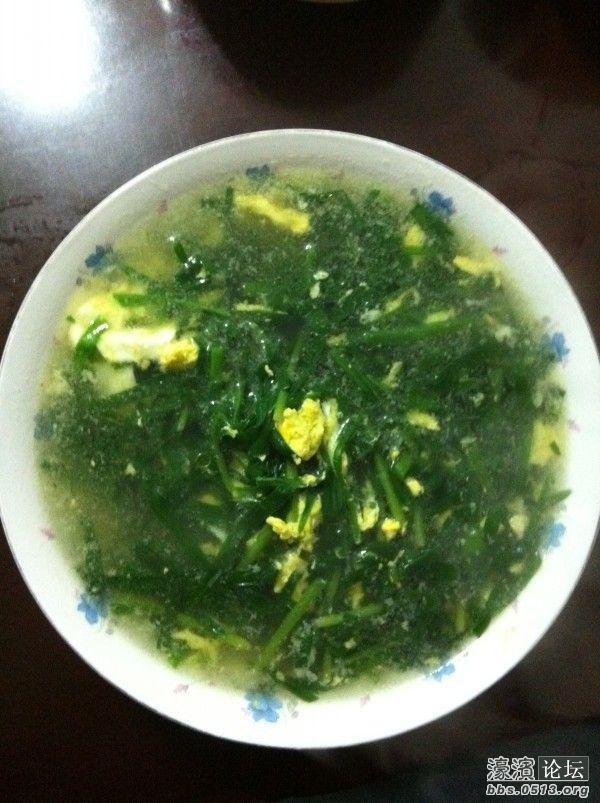 韭菜蛋汤