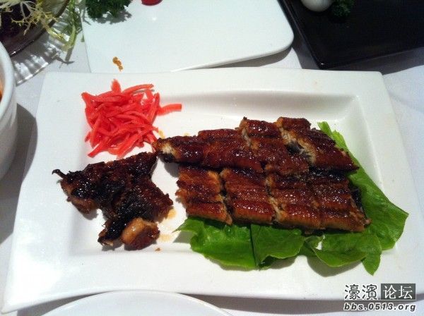 烤鳗鱼，好吃，小贵