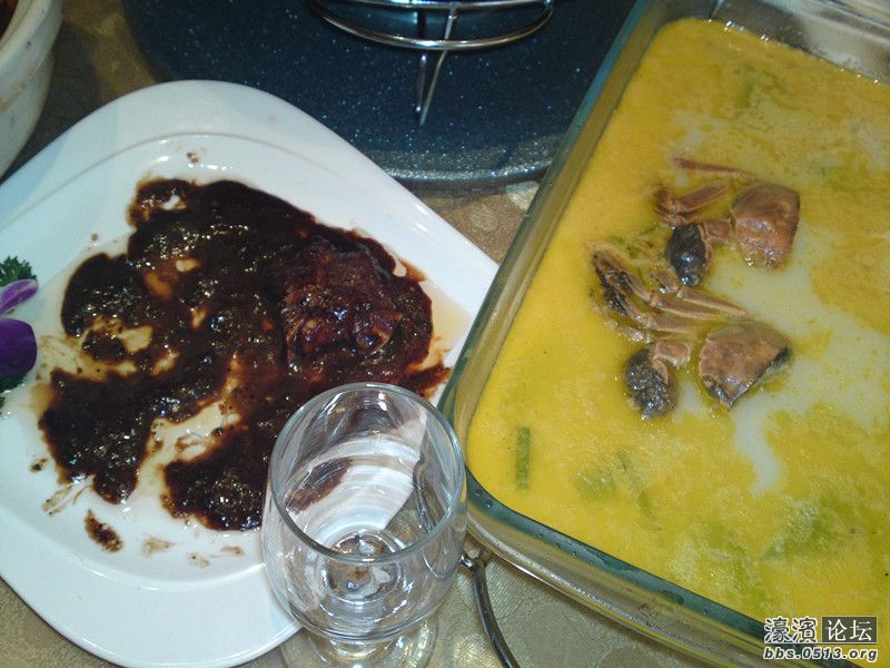 猪尾鱼烧河蟹！鲜得嘞！！