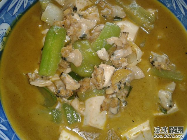 丝瓜豆腐烧文蛤
