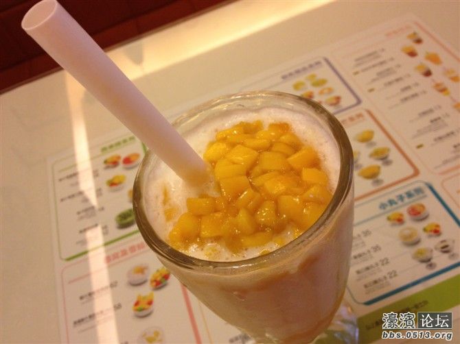 超多芒果椰，我还是选择加的小丸子。