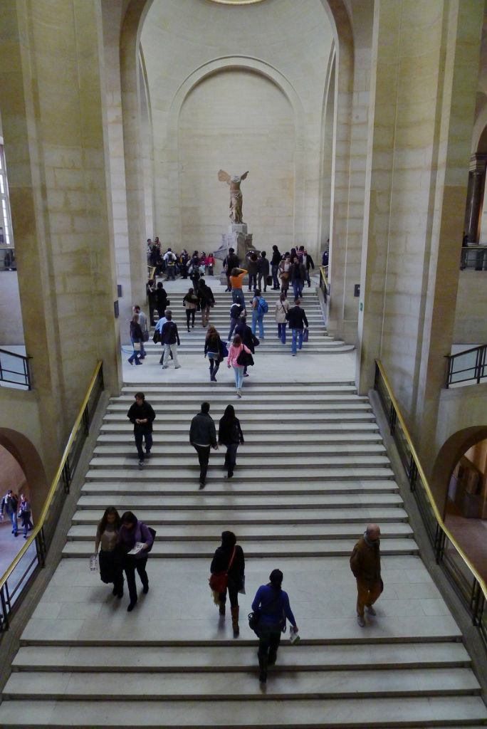 壮观的大台阶。