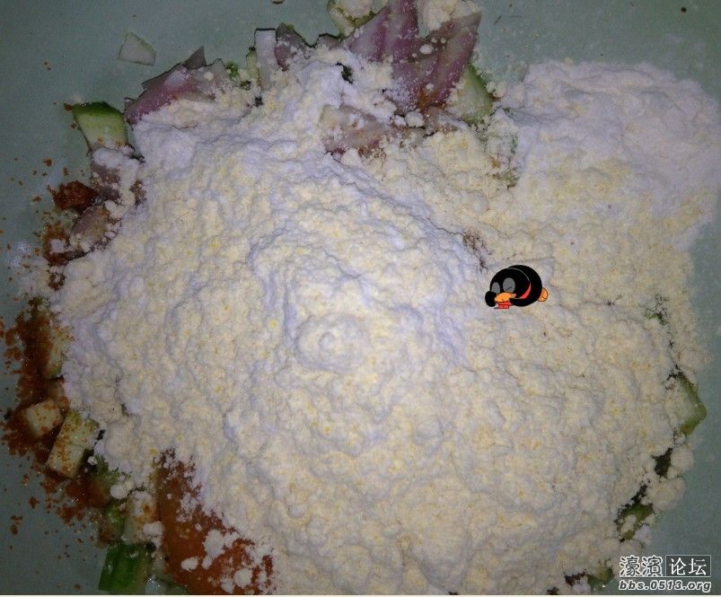 再添加点玉米粉