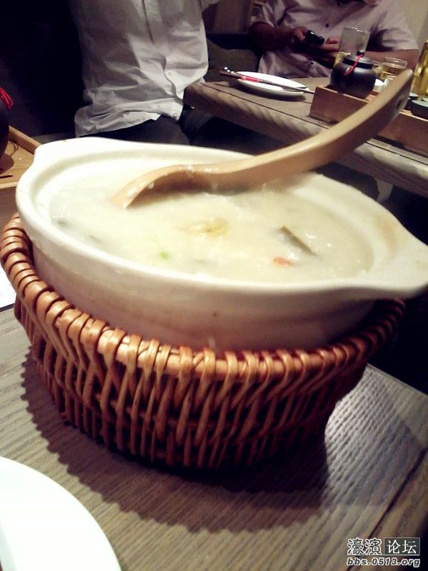 点了一个清淡一些的粥