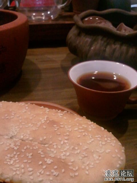 下午茶绝配草鞋底加普洱