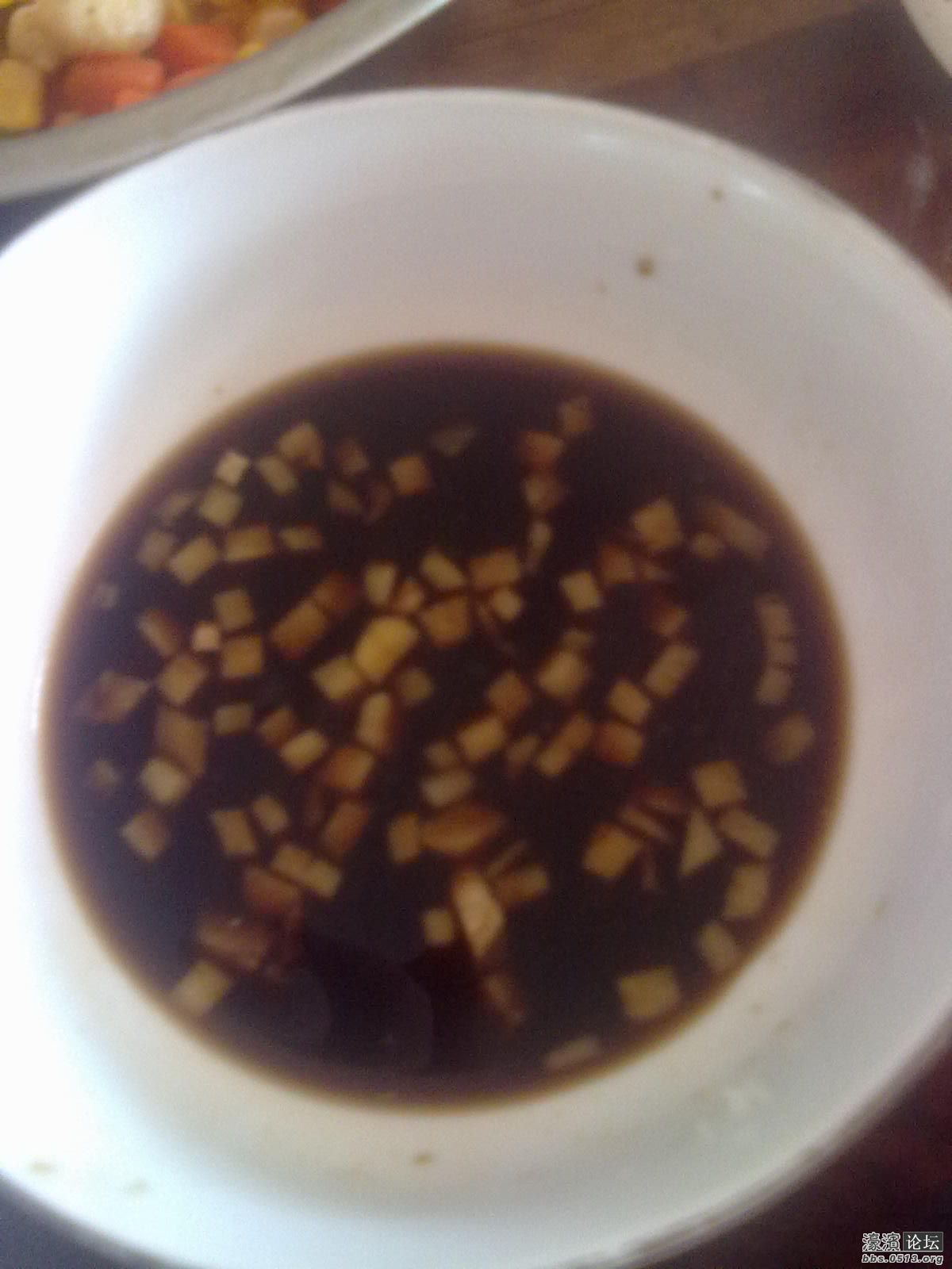 我自制的蘸料哦