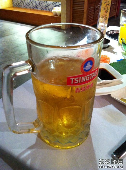 青岛生啤 不错 比超市啤酒 好喝