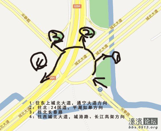 求助长泰路转盘怎么走?