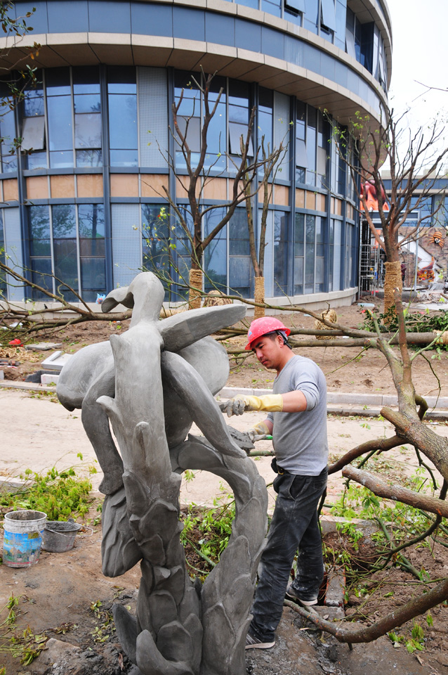 园博园内南通猛玛象娱乐城堡即将建成迎客 (5).jpg