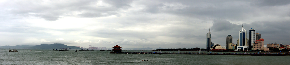 青岛海湾全景
