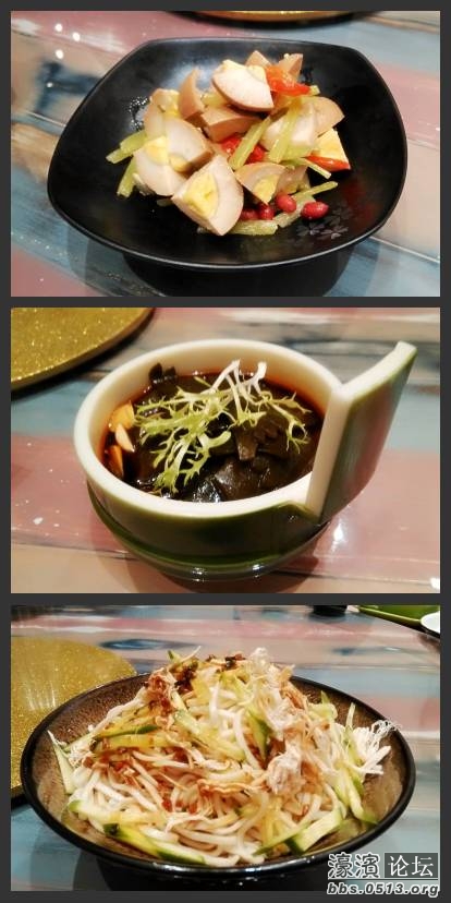 首先来写冷菜，第一张“记忆中妈妈的拌单”，个人觉得很平常，就是传说中的土豪茶叶蛋~第二张”酸辣海带头 ...