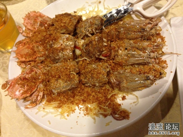 第一次见这么大的虾公，味道不错