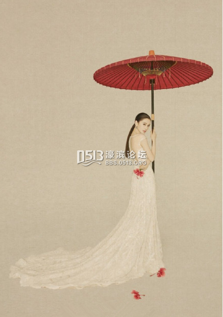 Angelababy婚纱大片