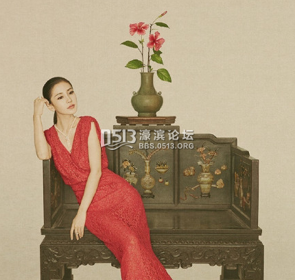 Angelababy婚纱大片