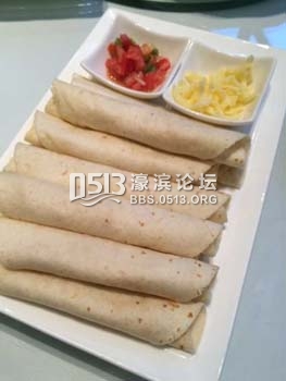 墨西哥铁板鸡肉配面饼