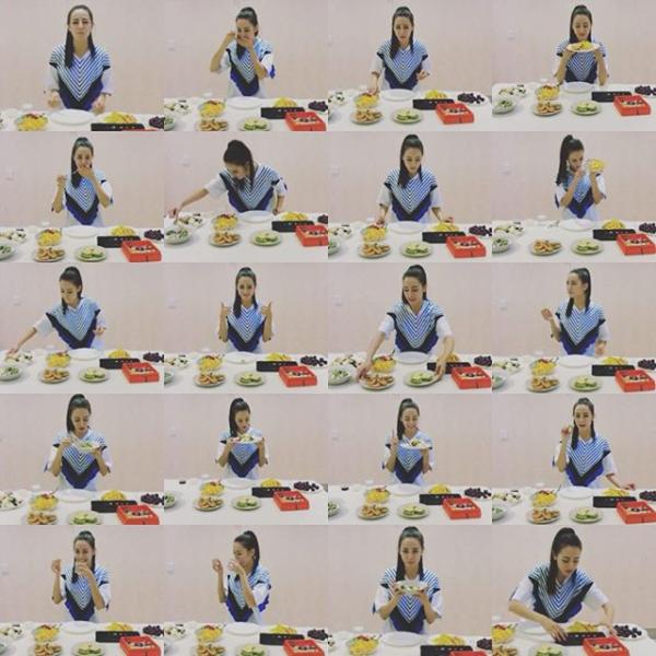 看美女暴饮暴食，可以解忧（如果她们能吃胖就更好了）