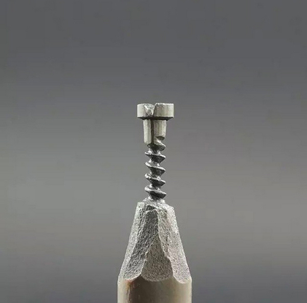 他把米开朗琪罗的《创世纪》雕刻在铅笔尖上