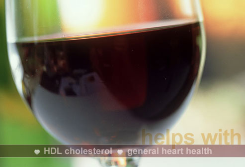 红酒。图片：WebMD.com。