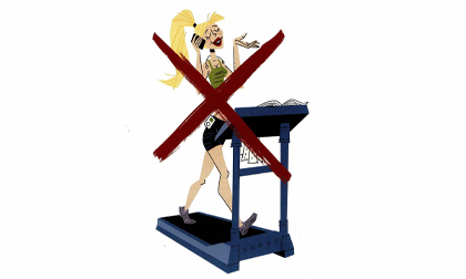 有氧运动需要流汗，不要边做边玩。