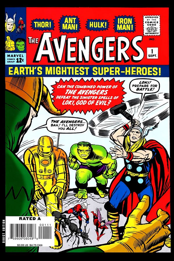 “复仇者”漫画第一期……