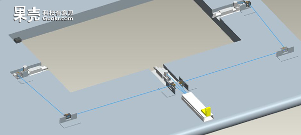 自锁装置，边上3个为弹簧插销