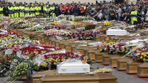 地震导致了多人丧生。