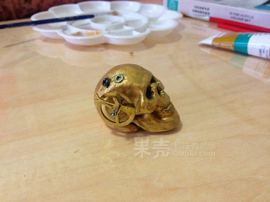 泥塑入门，做个蒸汽朋克范儿黄金头骨