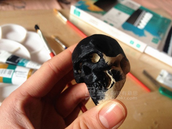 泥塑入门，做个蒸汽朋克范儿黄金头骨