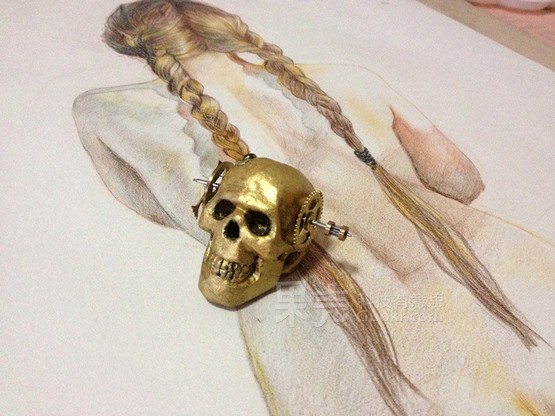 泥塑入门，做个蒸汽朋克范儿黄金头骨