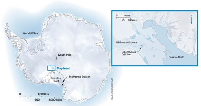 去南极，到万年寒冰之下去寻找生命